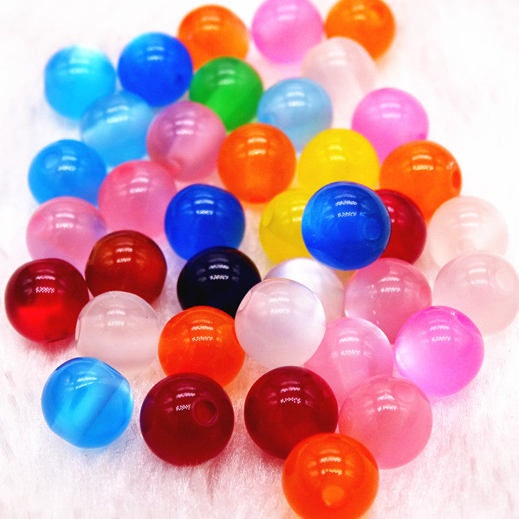 Cuentas de coloridas de ópalo simuladas de resina de 200pcs al por mayor